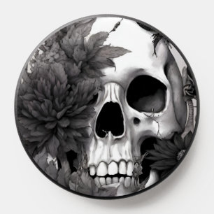 Gothic Skull Dark Witch Spooky PopSocket