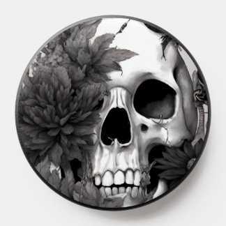 Gothic Skull Dark Witch Spooky PopSocket