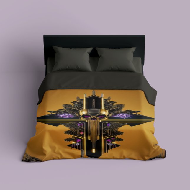 Gothic Skull Duvet Cover (Creator Uploaded)