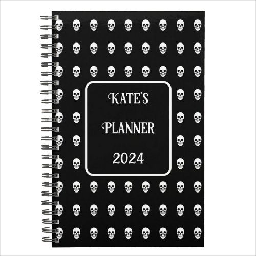 Gothic Skull elegant 2025 Planner