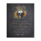 Gothic Skull Floral Halloween Wedding Invitation