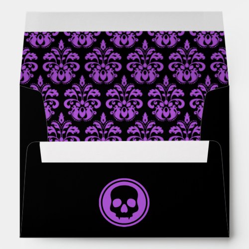 Gothic skull Halloween Envelope