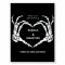 Gothic skull Heart Wedding Rehearsal Welcome sign