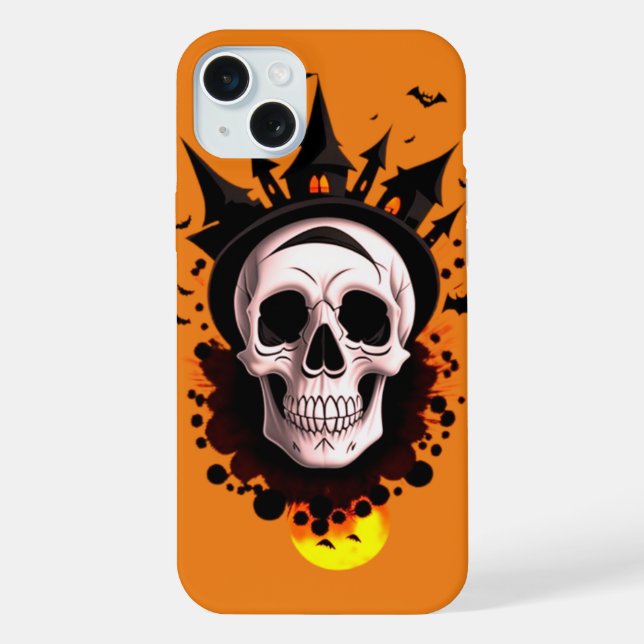 Gothic skull  iphone case (Back)
