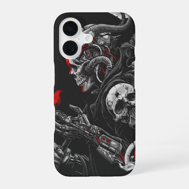Gothic Skull Iphone Case (Back)