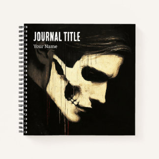 Gothic Skull Journal — Custom Name & Title