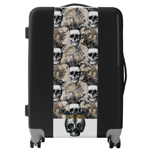 Gothic Skull Keep out Luggage (Front)