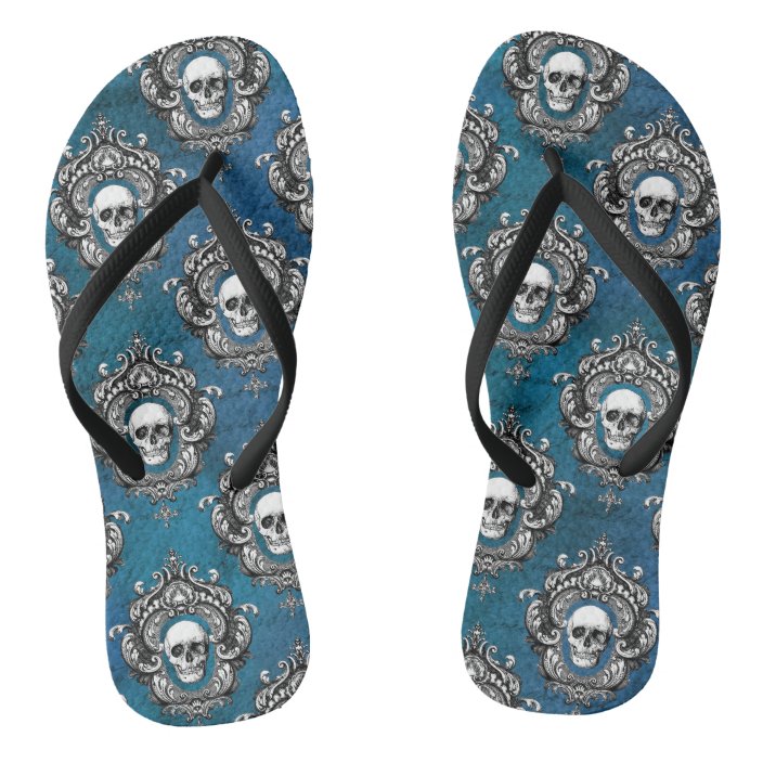 royal blue flip flops