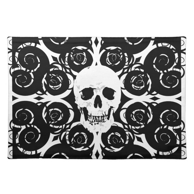Gothic Skull Placemat (Front)