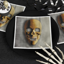 Gothic Skull Spooky Skeleton Face Halloween Party