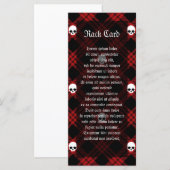 Gothic Skull Tartan Plaid (Front/Back)