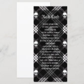Gothic Skull Tartan Plaid (Front/Back)