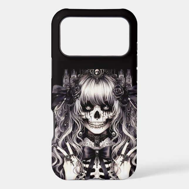 Gothic Skullia Case-Mate iPhone Case (Back)