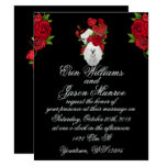 Gothic Skulls and Roses Card