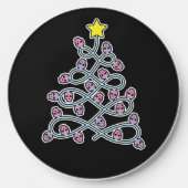 Gothic Skulls Christmas Tree Wireless Charger (Front)
