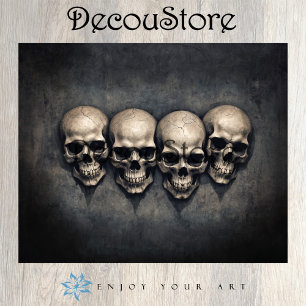 Gothic Skulls Collection Decoupage Tissue Paper