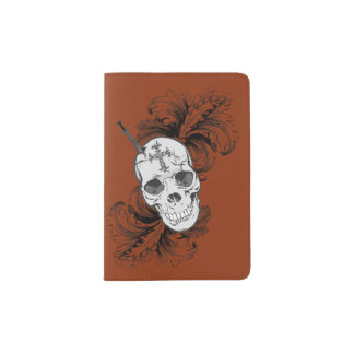 Gothic Skulls Passport Cover