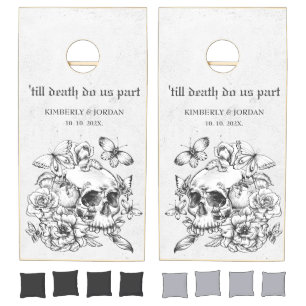 Gothic Skulls 'till death do us part Wedding Game