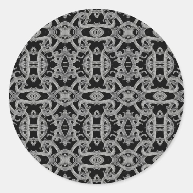 GOTHIC Small Round Stickers (Front)