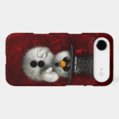 Gothic Snowman iPhone Case (Back (Horizontal))