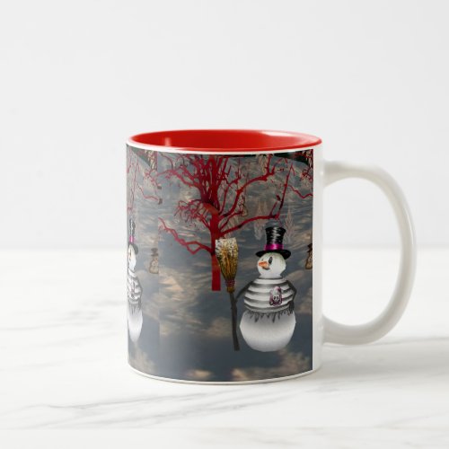 Gothic Snowman Mug