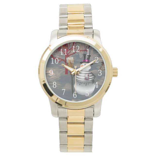 Gothic Snowman Watch (Front)