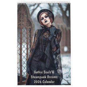 Gothic Souls & Steampunk Dreams – 2026 Calendar