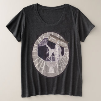 Gothic Spell Weaver Plus Size T-Shirt