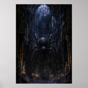 Gothic Spider Dark Victorian Art Print