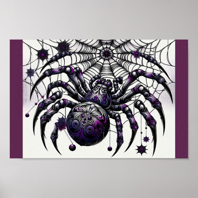 Gothic Spider: Halloween Web of Intrigue Poster (Front)