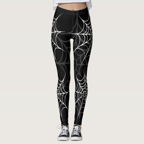 Gothic Spider Web Leggings