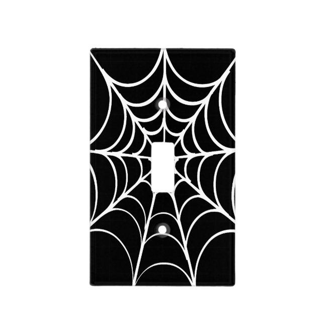 Gothic Spider Web Light Switch Cover (Front)