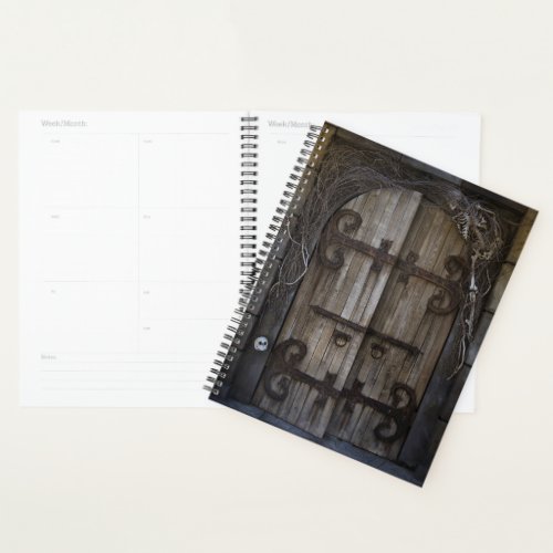 Gothic Spooky Door Spiral Planner