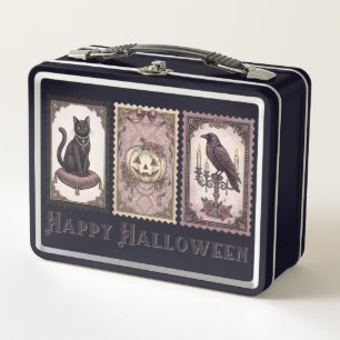 Gothic Spooky Halloween, Celestial Witchy decor Metal Lunch Box