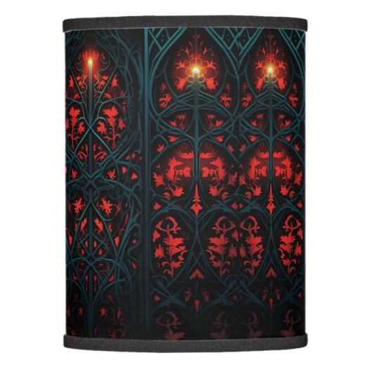 Gothic Stained Glass Window Lamp Shade (Front)