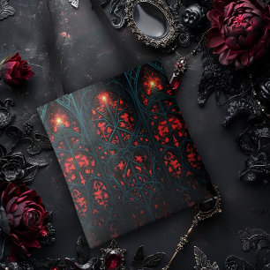 Gothic Stained Glass Window Tote Bag