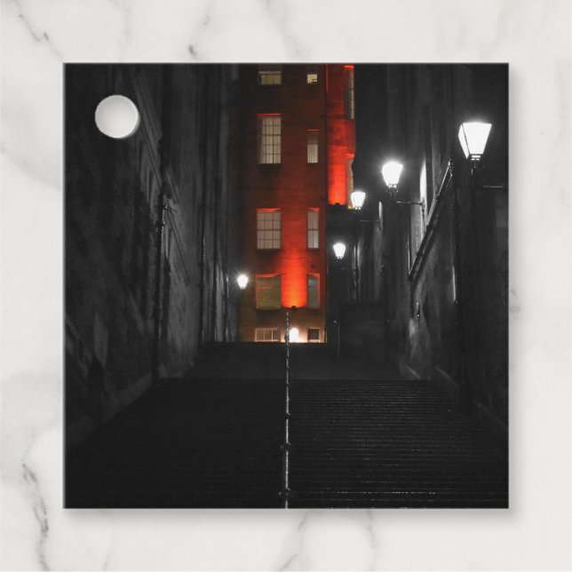 Gothic Staircase Favor Tags (Front)