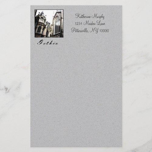 Gothic Stationery