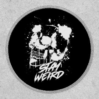 Gothic Stay Weird Skull Patch