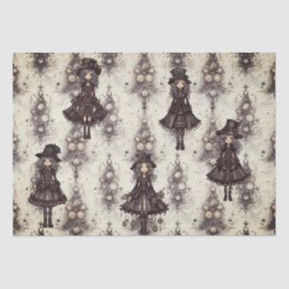 Gothic Steam Punk Alternative Christmas Fairy Tissue Paper