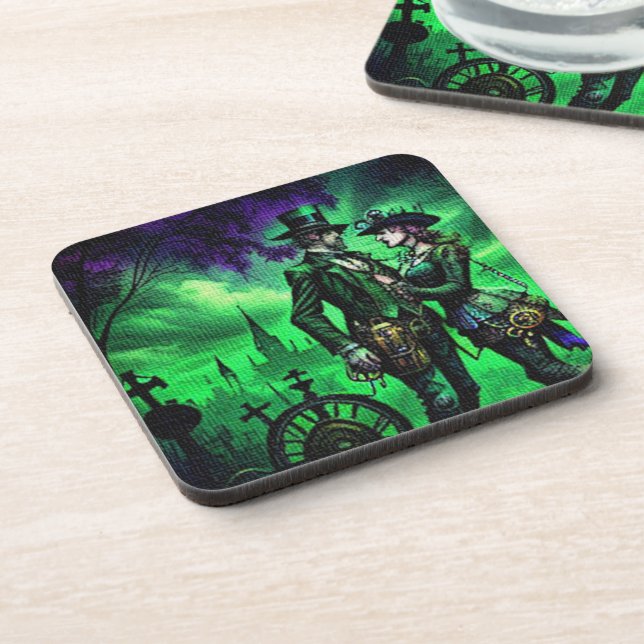 Gothic-Steam Punk : Beverage Coaster (Left Side)