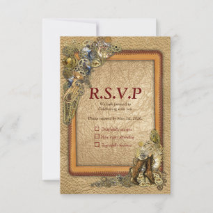 Gothic - Steampunk RSVP - Leather Craft Frame