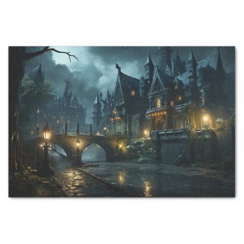 Gothic Street Vintage Decoupage  Tissue Paper