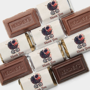 Gothic Stroller Halloween Baby Shower Hershey's Miniatures