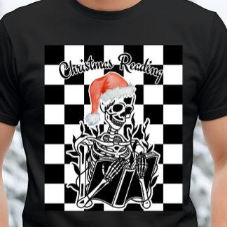 Gothic Style Christmas Reading T-Shirt