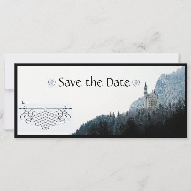 Gothic Style  Save The Date (Front)