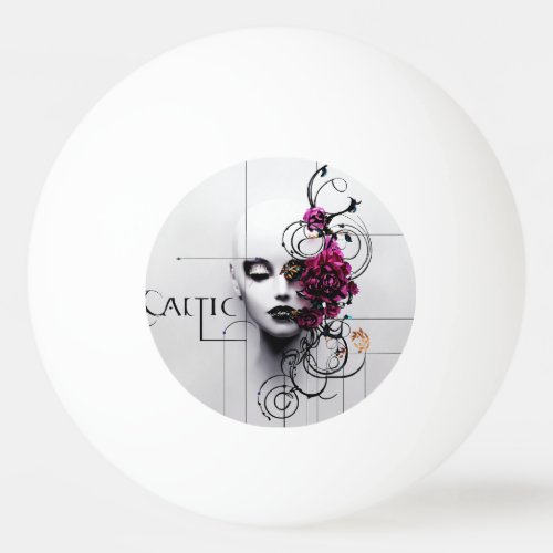 Gothic Style Tiara Art_Fierce and Protective Desig Ping Pong Ball