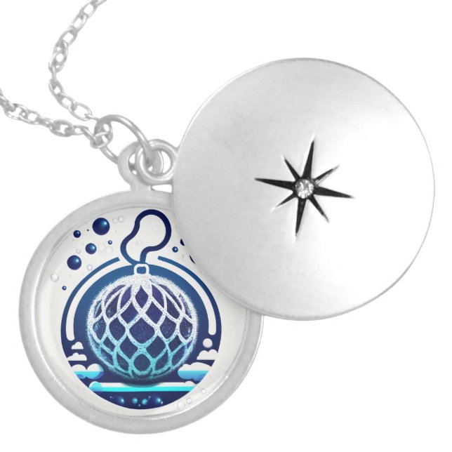 Gothic Style Tiara Art-Fierce & Protective Design- Locket Necklace (Front)