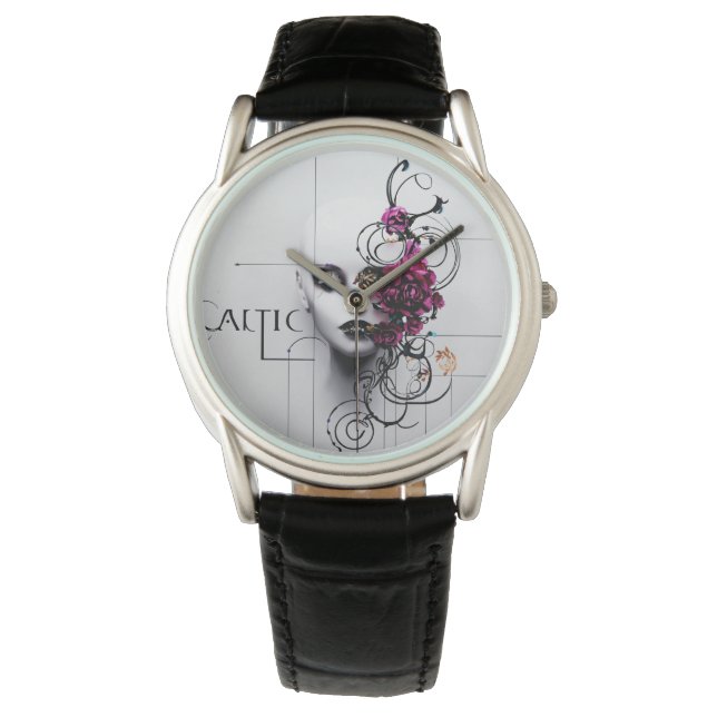 Gothic Style Tiara Art- Fierce & Protective Design Watch (Front)