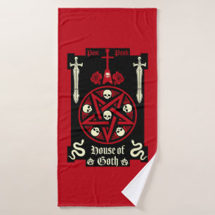 Gothic Subculture Post Punk Bath Towel